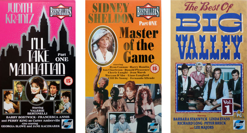 I had to design a Best Sellers logo first, then a few series.<br /><br />Judith Krantz, I’ll Take Manhattan. Sydney Sheldon, Master of The Game. The Best of Big Valley.