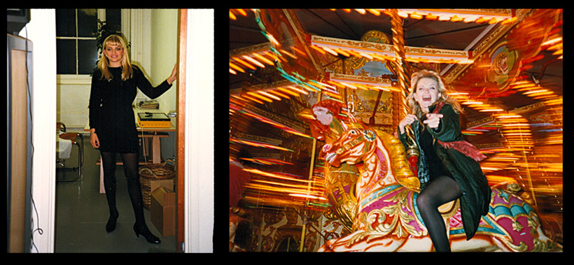 These 2 photos are of Nickie Rhodes, later to become my wife. The funfair was in Leicester Square at Christmas 1986.