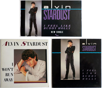 Alvin Stardust poster and 7
