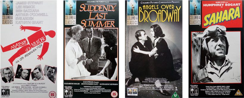 Anatomy Of A Murder, Suddenly Last Sumer, Angels Over Broadway, Humphrey Bogart, Sahara.