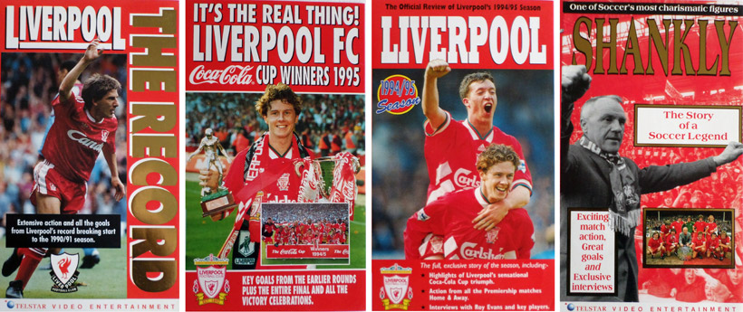 4 more Liverpool Football Club videos from Telstar Video Entertainment!