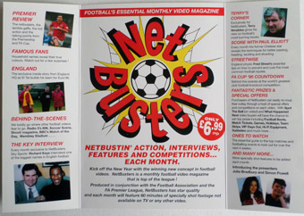 The Netbusters promo flyer.