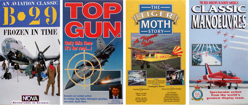 B-29, Frozen in Time. Top Gun. The Tiger Moth Story. The Red Arrows, Classic Manoeuvres.