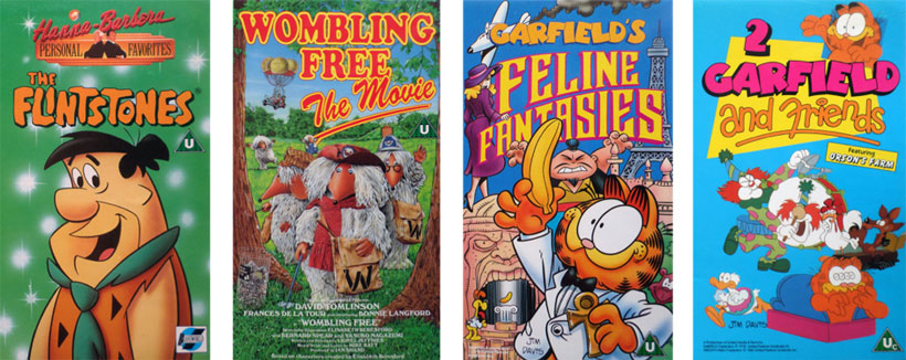 Hanna-Barbera Personal Favourites Series, The Flintstones, from Braveworld.Wombling Free, The Movie. Garfield's Feline Fantasies, Garfield and Friends 2, from M.I.A.