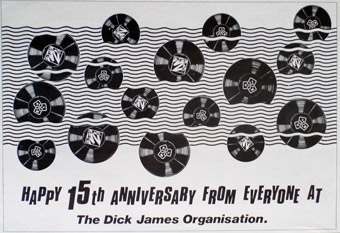 A 1/2 page advert for the Dick James Organisation.
