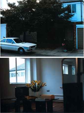 2 photos taken on Transparency film of my second house in West Dulwich, London SE21. The car is a Lancia Beta Coupe, sold to me by my friend Jacky Moini’s, brother. I only lived in this house for 18 months even though it had 3 bedrooms and was perfect,when I had finished renovations.